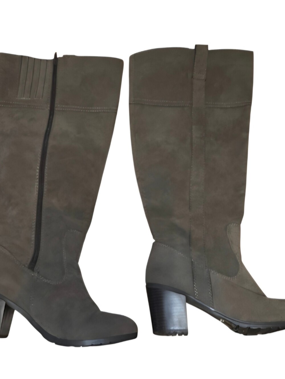 Women's Brown Lane Bryandt Faux Suede Extended Calf Boots Size 8